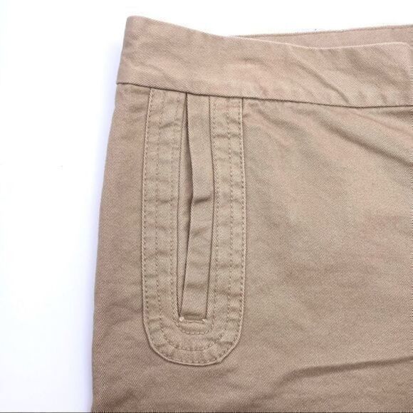 GAP khaki shorts 8 stretch cotton heavyweight tan classic chino pocket detailing - Picture 7 of 8
